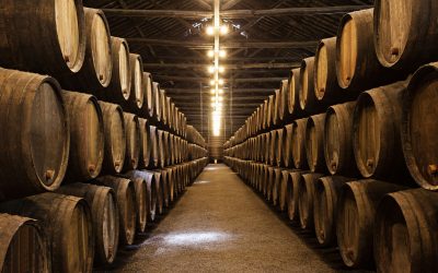 Whiskey barrels still made by hand