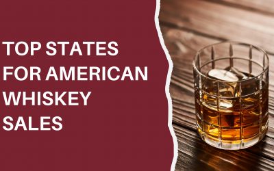 Top Ten States for American Whiskey Sales