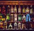 Bottles of booze in a bar