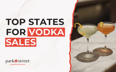 The Top Ten States for Vodka Sales